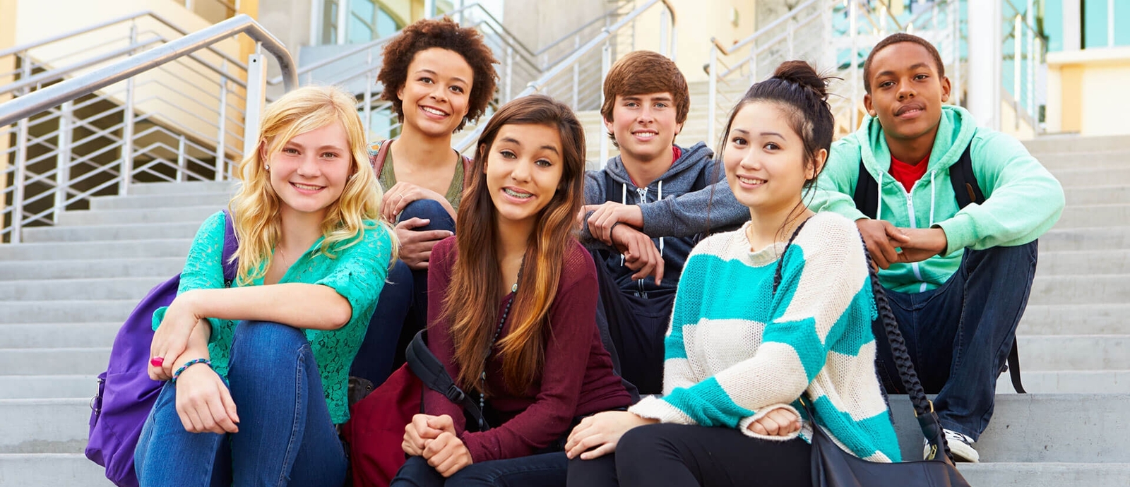 Group of high schoolers